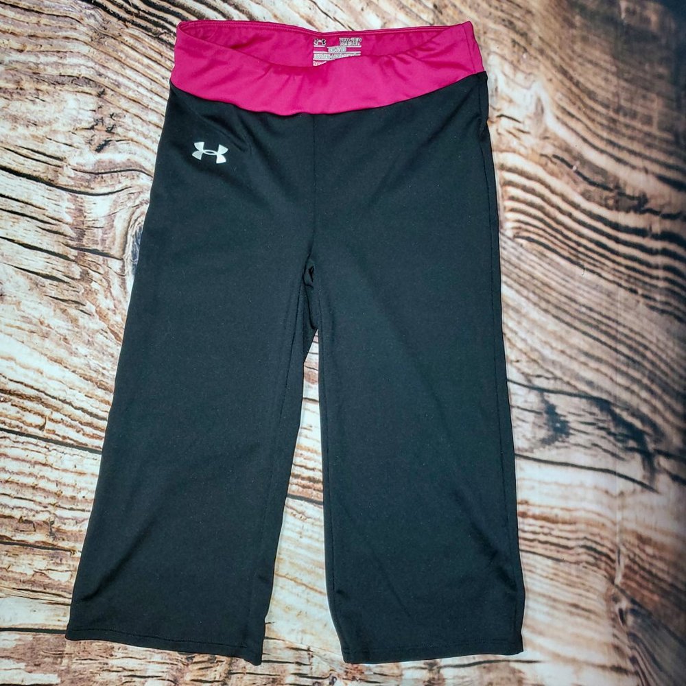 Under Armour Girl's Capri Leggings Youth Small YSM